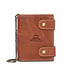 Woodland Leren Biker Portemonnee met Ketting - Echt Leer - Heren & Dames - Cognac
