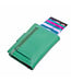 Figuretta Cardprotector Leren Portemonnee met RFID Bescherming Zeegroen