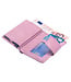 Figuretta Cardprotector Leren Portemonnee met RFID Bescherming Roze