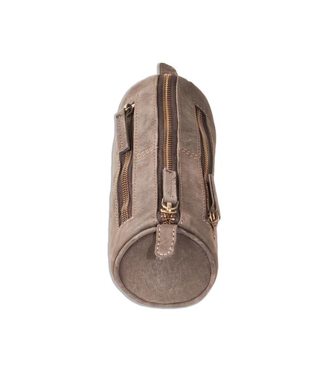 Woodland Luxe Leren Pennenetui Bruin