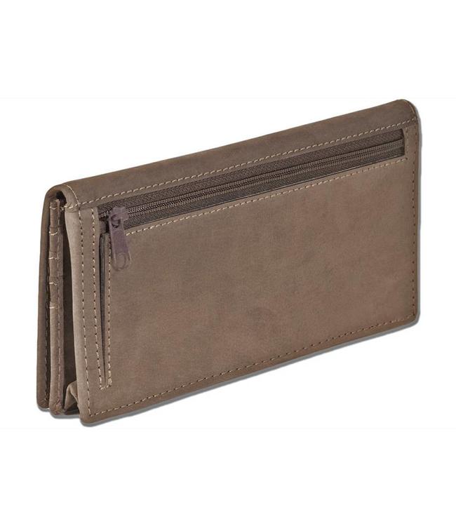 Woodland Dames Portemonnee 'Elegant' - Leer - Taupe