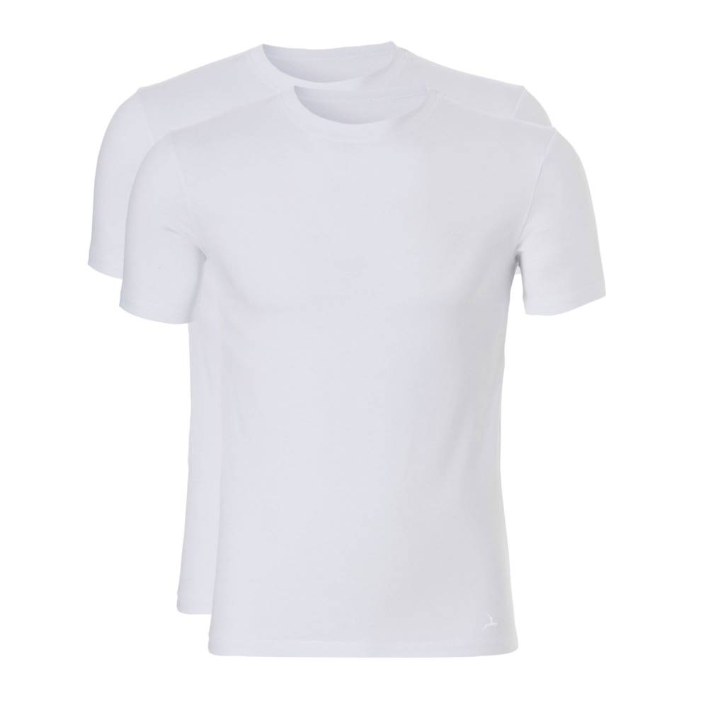 Ten Cate Ten Cate 2-Pack Basic 32326 T-Shirt Long Roundneck White