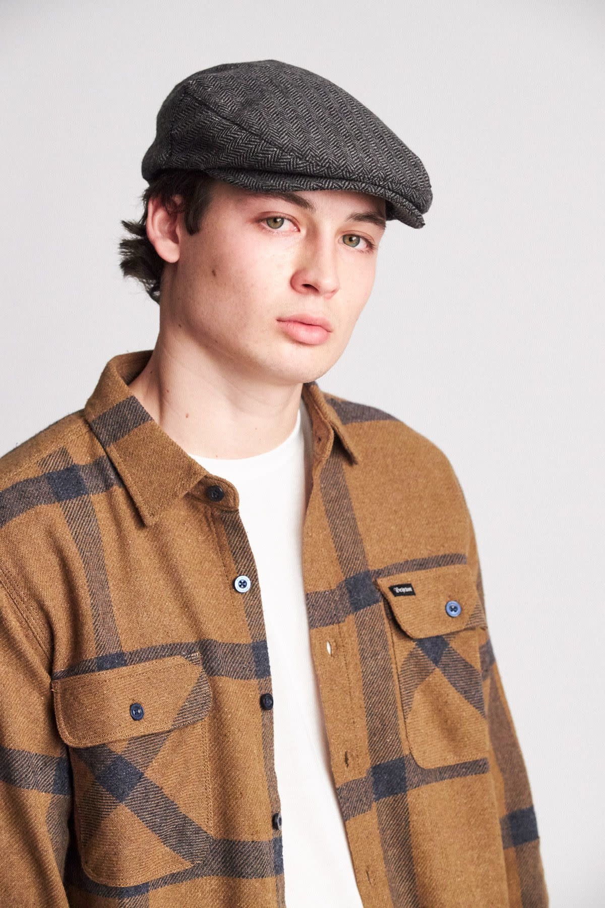Brixton Brixton Hooligan Snap Cap Grey/Black