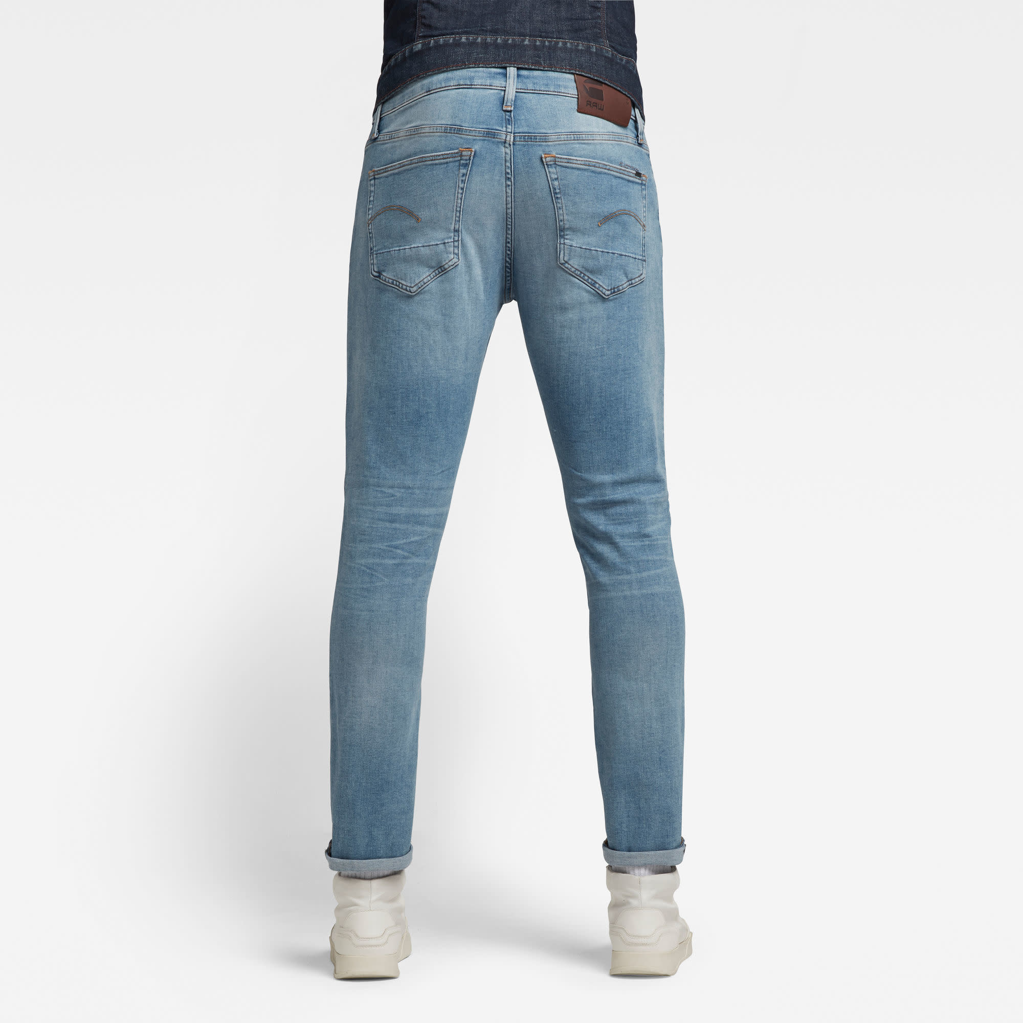 G-Star 3301 Slim Fit  51001 8968-8436 Indigo Aged Blue