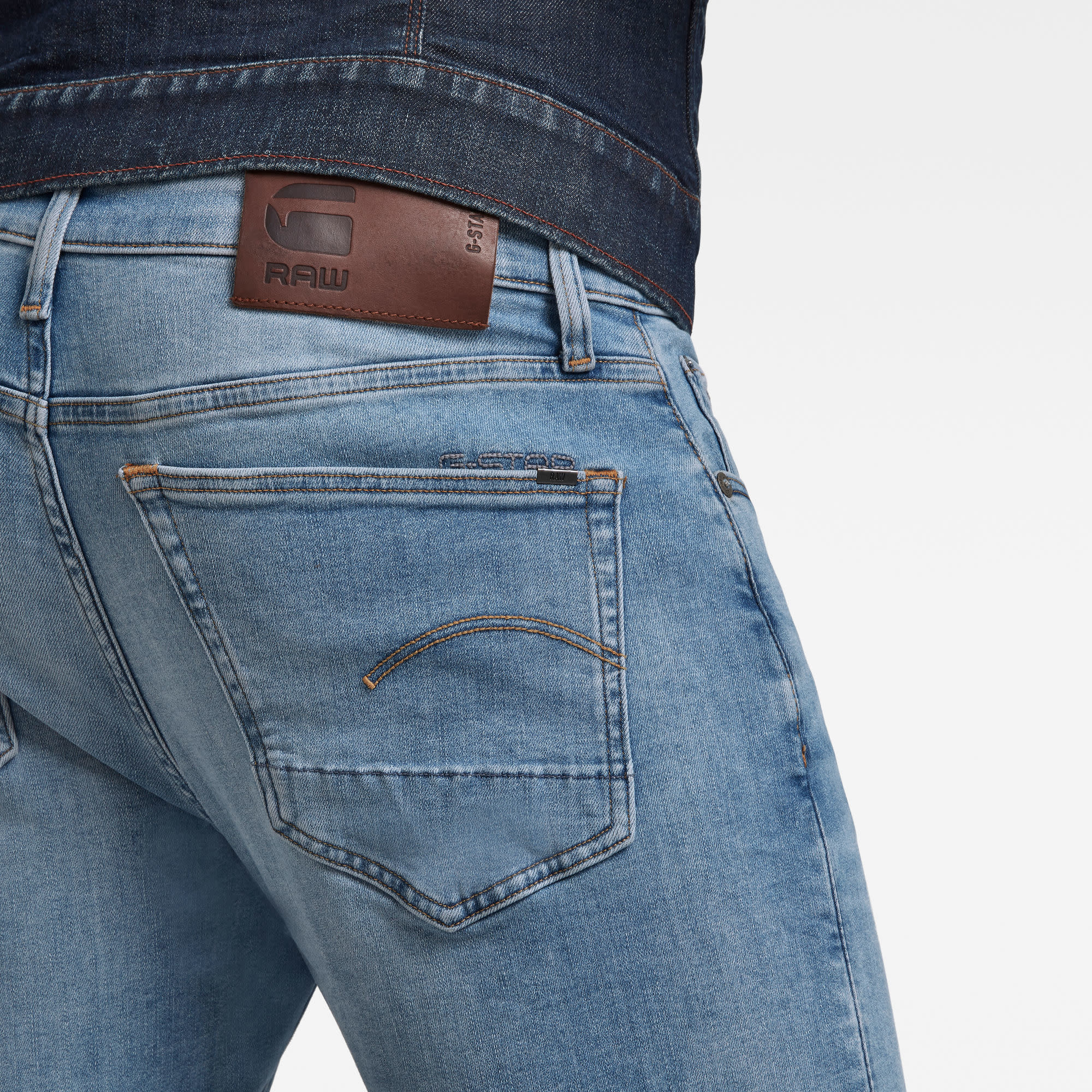 G-Star 3301 Slim Fit  51001 8968-8436 Indigo Aged Blue