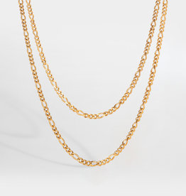 Northern Legacy Double Antique Chain Gold Tone