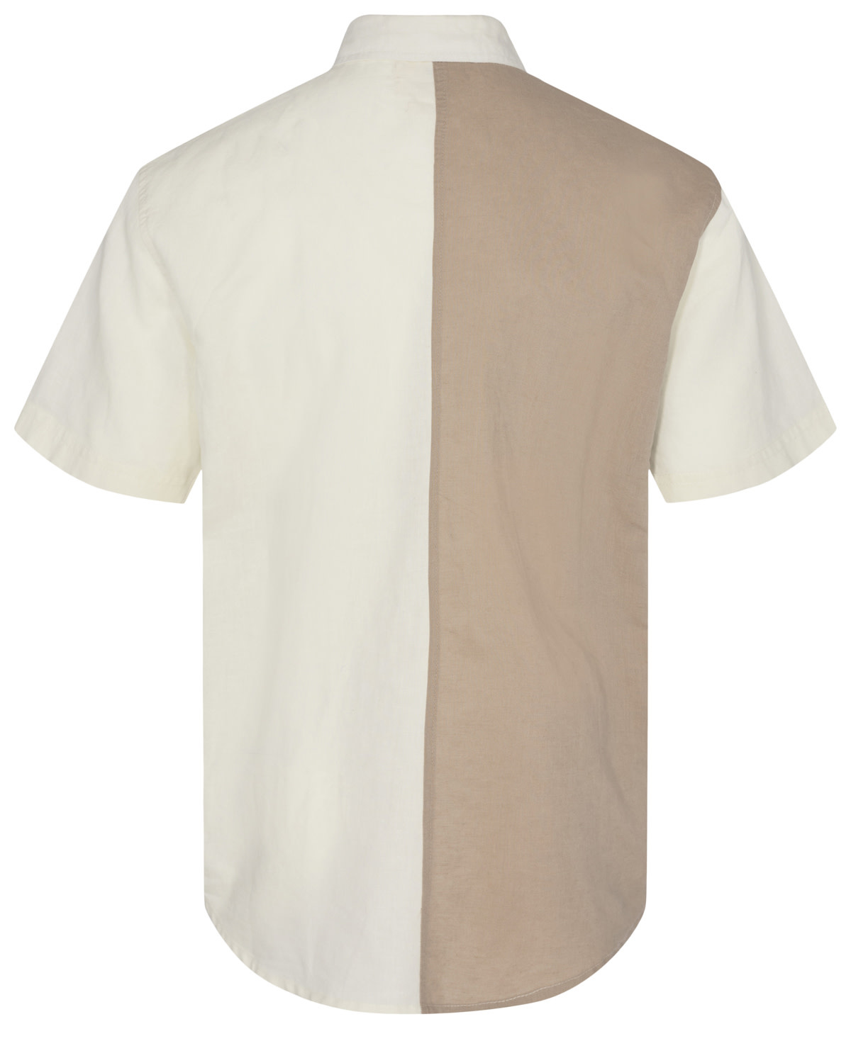 Anerkjendt Anerkjendt Akkian Cotton Linen Block Shirt 900566 Tofu White