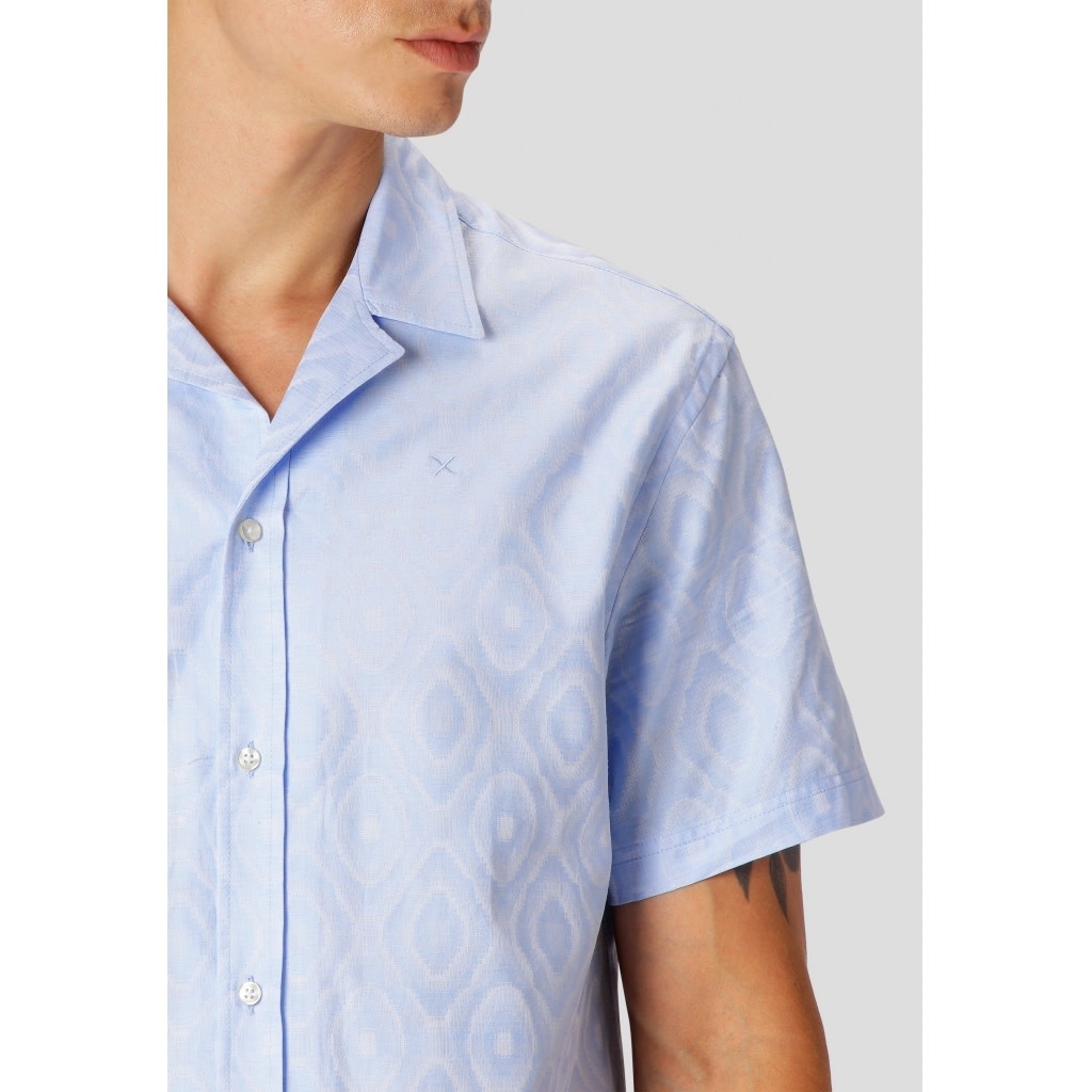 Clean Cut Clean Cut Bowling Oregon Shirt S/S Light Blue