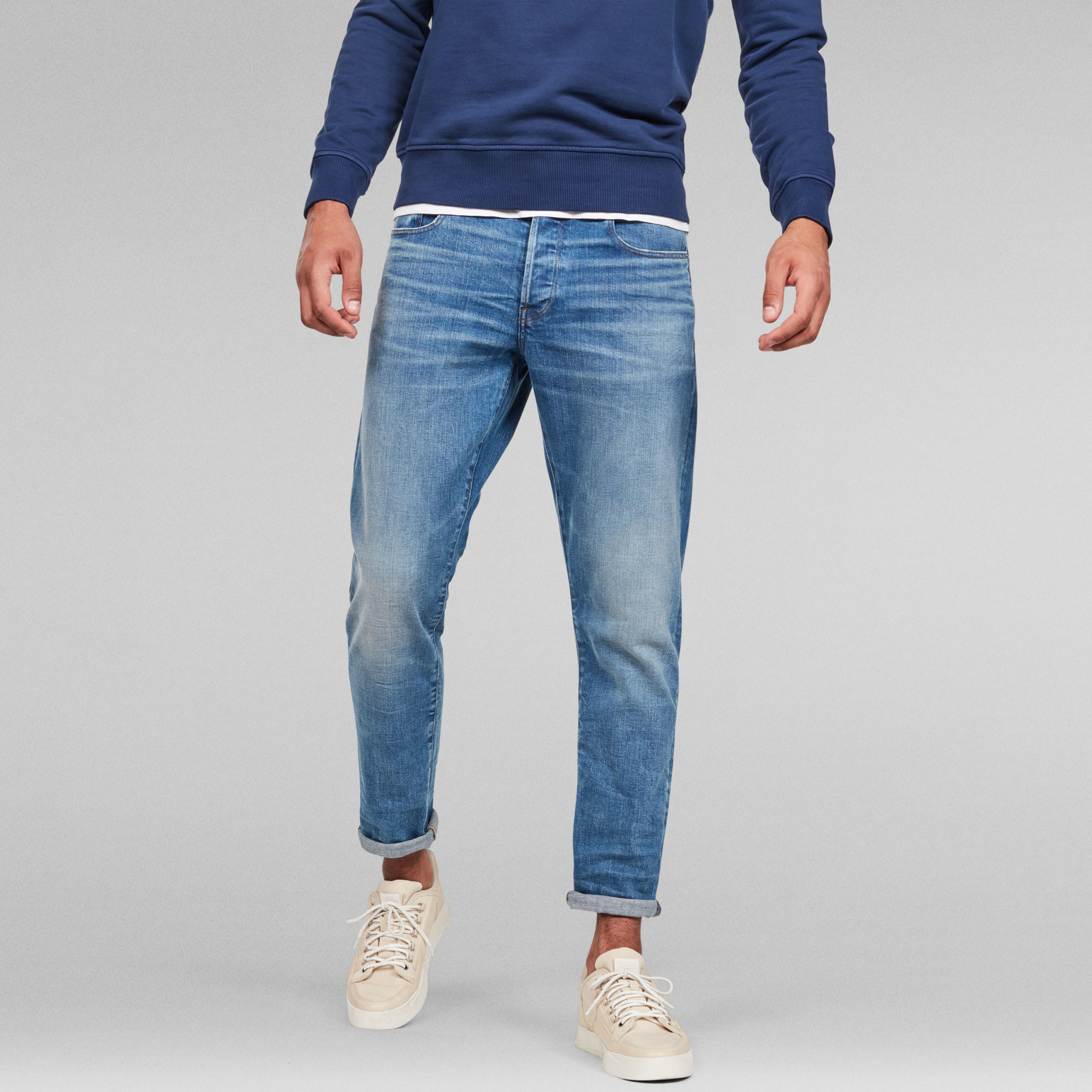 G-Star 3301 Regular Tapered 51003 B631-A795 Worn In Azure