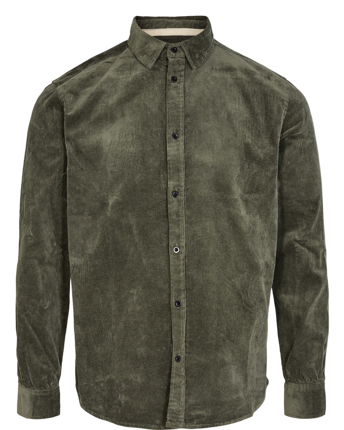 Anerkjendt Anerkjendt Akleif Corduroy Shirt 900870 Forest Night Green