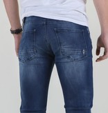 Fifty Four Fifty Four Rages JG38 FC-41 MARL Slim Jeans Washed Blue