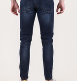 Fifty Four Fifty Four Rages Slim Fit JC76 FF-14-MARL Dark Damaged Blue