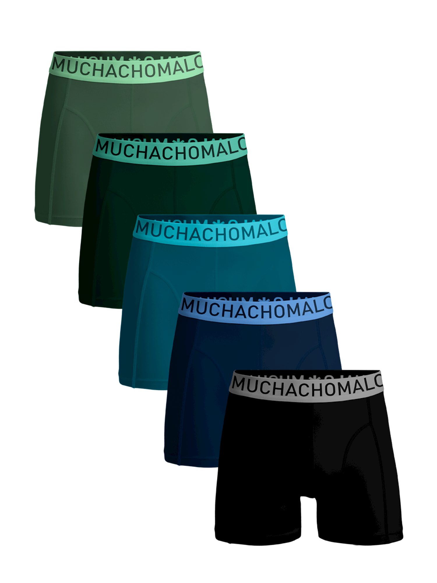 Muchachomalo Muchachomalo LCSOLID1010-51 5-Pack Multi