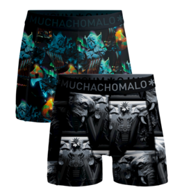Muchachomalo 2-Pack Boxers Elephant and Norway
