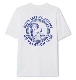 On Vacation Ouzo Tasting Club Tee White