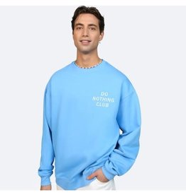 On Vacation Do Nothing Club Sweater Light Blue