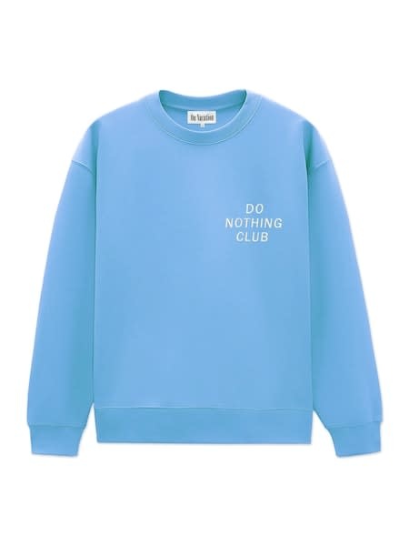 On Vacation On Vacation Do Nothing Club Sweater Light Blue