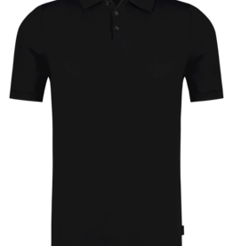 Saint Steve Chris Knitted Polo Black