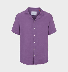 Kronstadt Cuba Muslin Shirt Lavender Purple