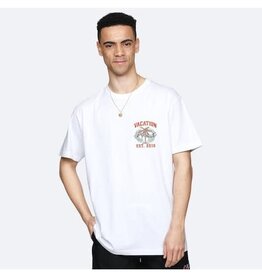 On Vacation Royal Palm Tee White