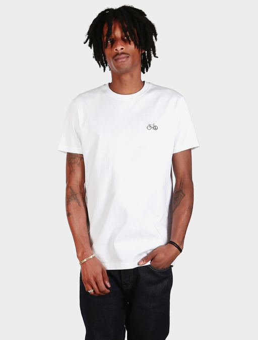 Iriedaily Iriedaily Peaceride Embroidered Tee White