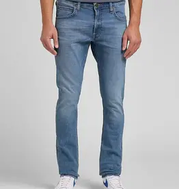 Lee Luke Slim Tapered Fit Jeans Worn In Cody Blue