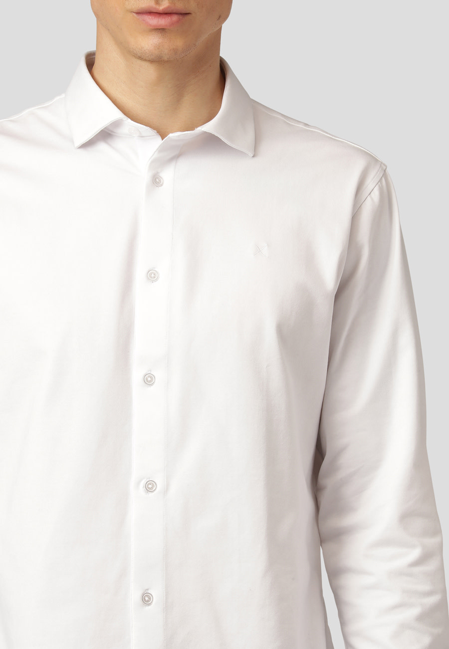 Clean Cut Clean Cut Clean Formal Stretch Shirt L/S White