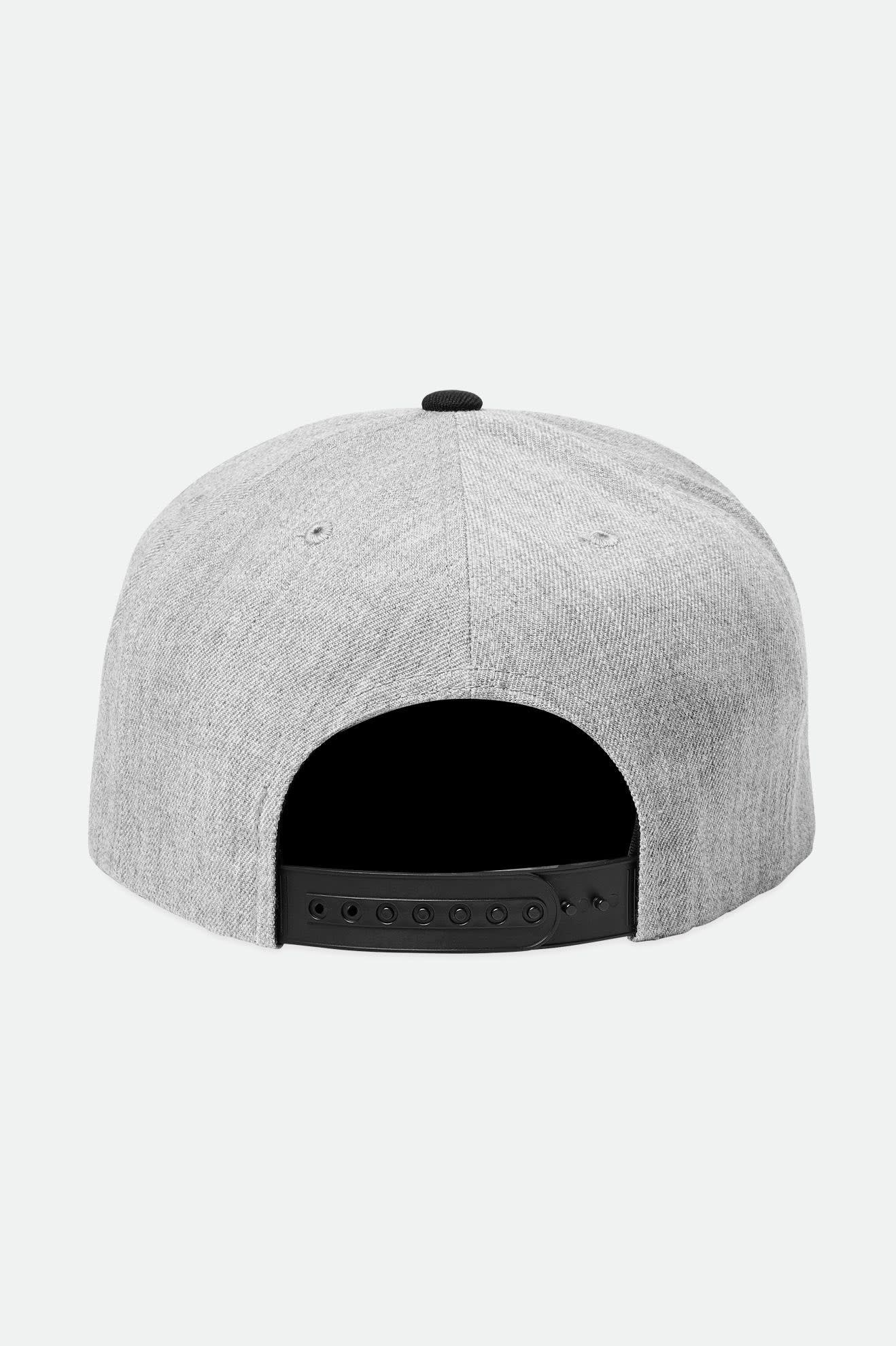 Brixton Brixton Oath III Snapback  Light Heather Grey/Black