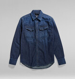 G-Star G-Star Slim Denim Shirt Worn In Deep Sea