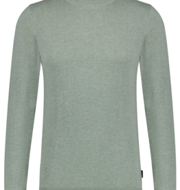 Saint Steve Ben Knit Mockneck Green Mist Melange