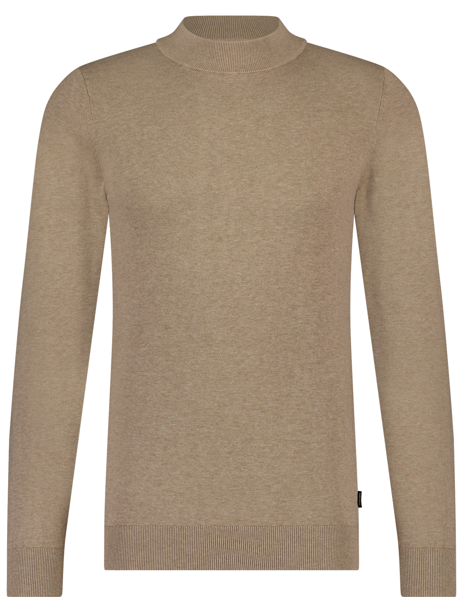 Saint Steve Saint Steve Ben Knit Mockneck Taupe Melange