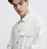 Casual Friday Casual Friday 20505000 August Linen Overshirt Light Sand