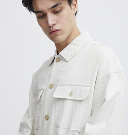 Casual Friday Casual Friday 20505000 August Linen Overshirt Light Sand