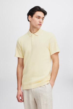 Casual Friday Casual Friday 20505091 Karl Structured Knit Polo Bleached Sand