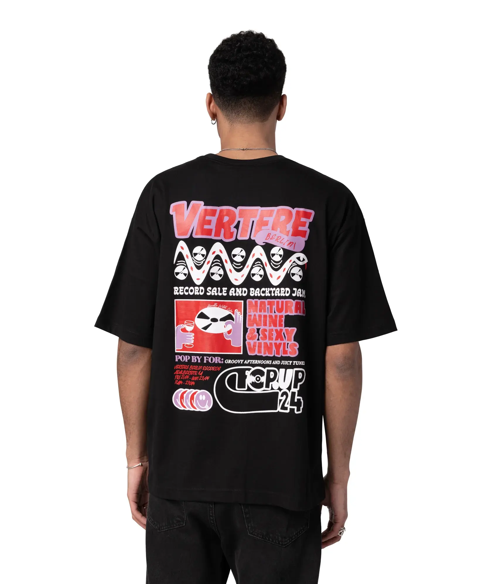 Vertere Vertere Record Sale Tee Black