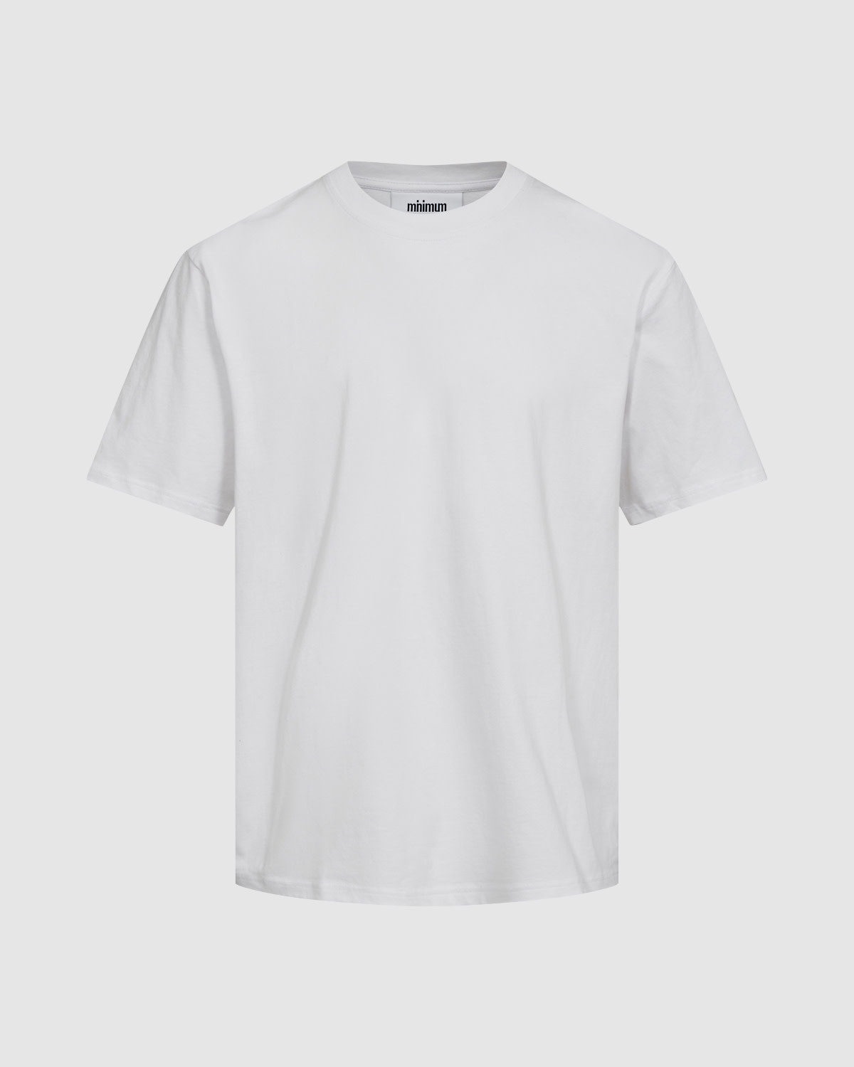 Minimum Minimum Lono 3420 Tee White Maritime Blue Print