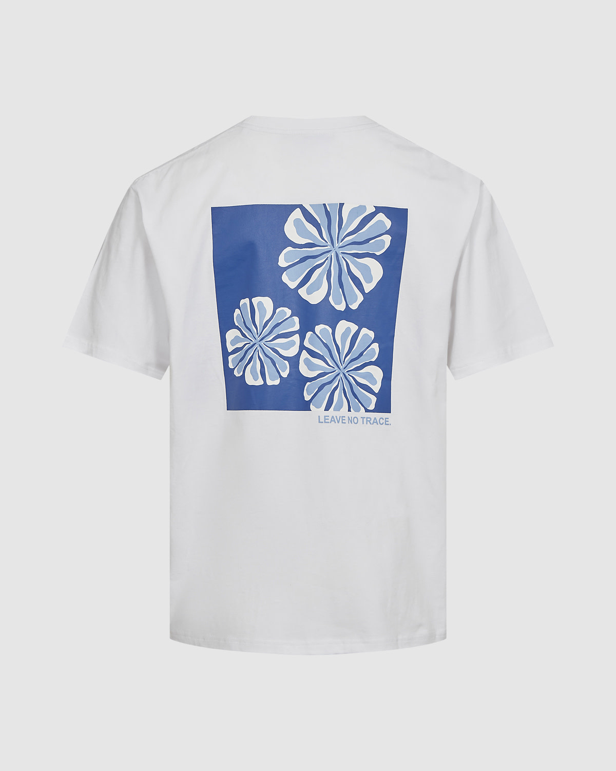 Minimum Minimum Lono 3420 Tee White Maritime Blue Print