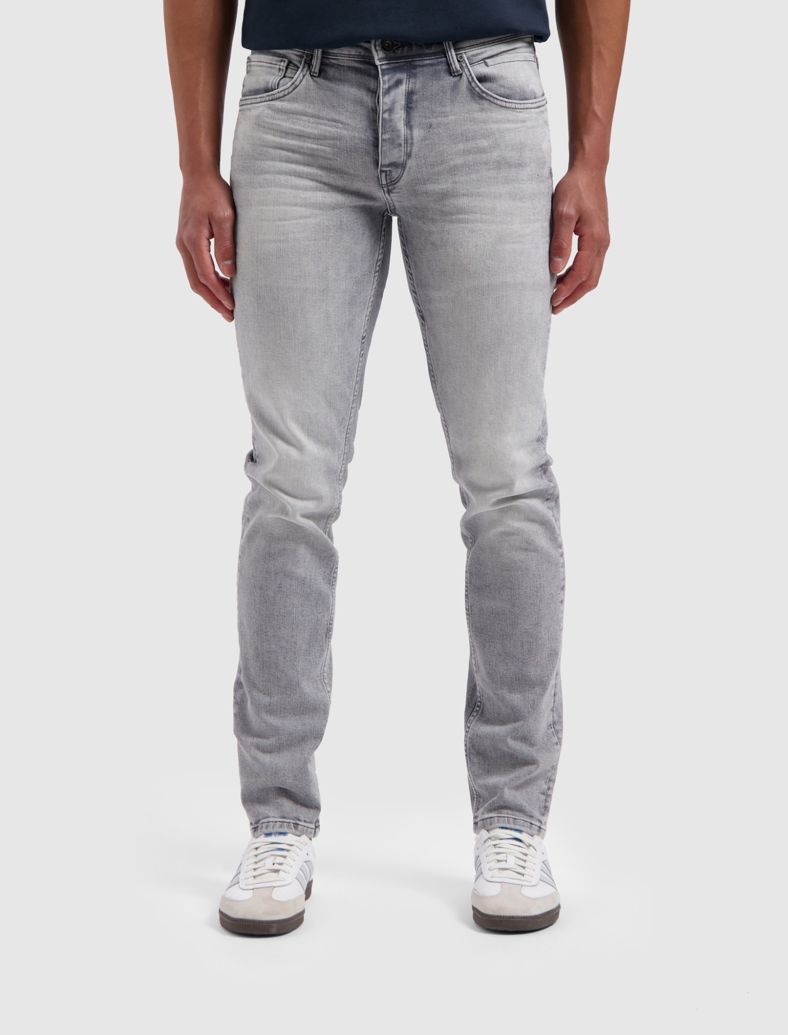 Pure Path Pure Path The Ryan W1224 Jeans Denim Mid Grey