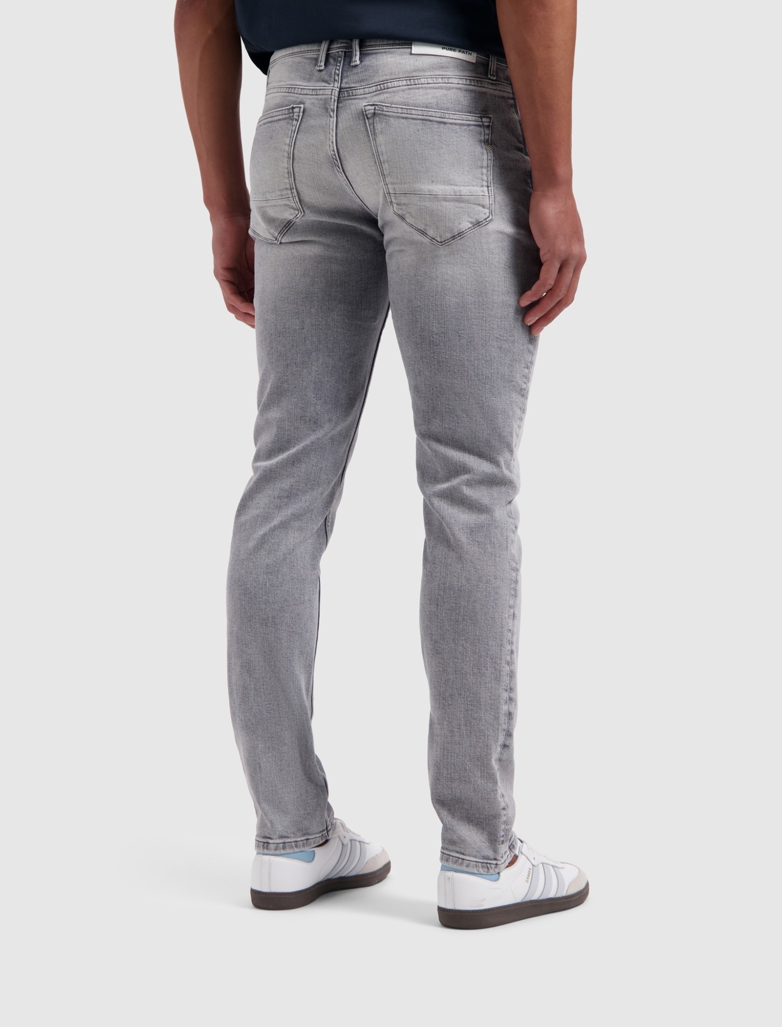 Pure Path Pure Path The Ryan W1224 Jeans Denim Mid Grey