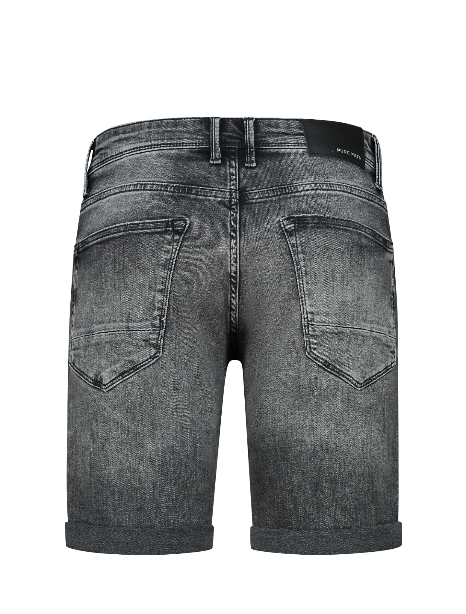 Pure Path Pure Path The Steve W1288 Short Denim Dark Grey