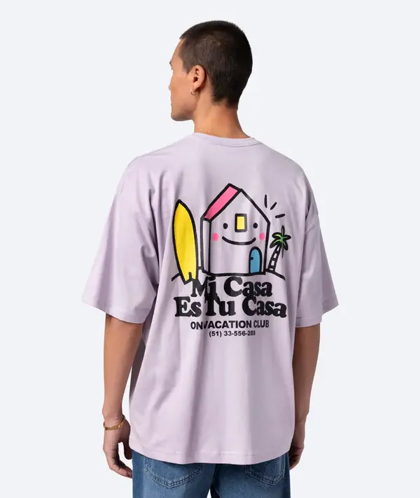 On Vacation On Vacation Mi Casa Tee Light Purple