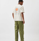 Minimum Minimum Lono 3421 Tee Ecru Rainy Day Orange Print