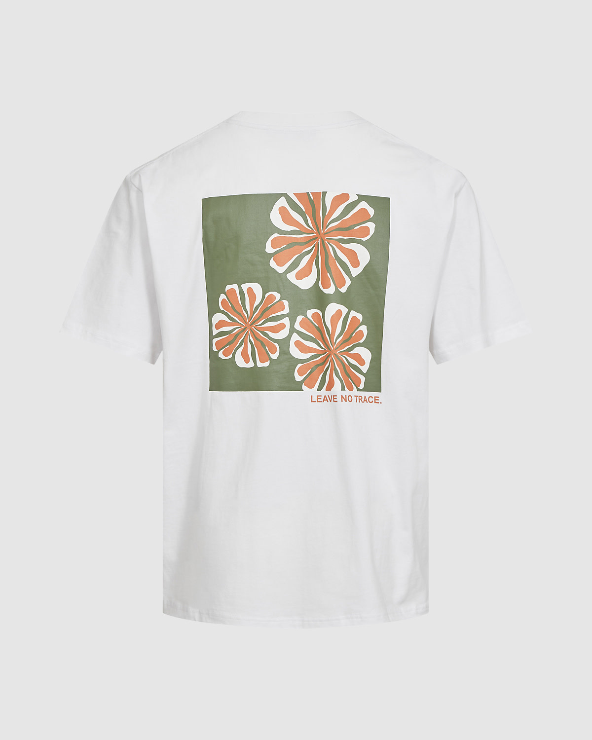 Minimum Minimum Lono 3420 Tee White Epsom Green Print