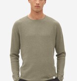 Nowadays Nowadays NOS004 Honeycomb Crew Neck Knit Oil Green