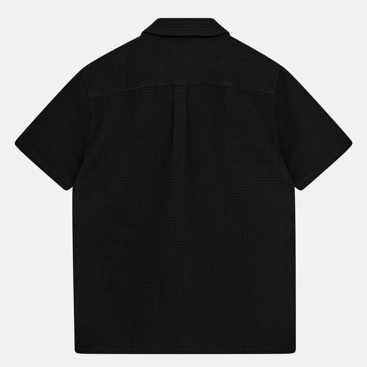 Anerkjendt Anerkjendt 901457 Leon Waffle Shirt Caviar