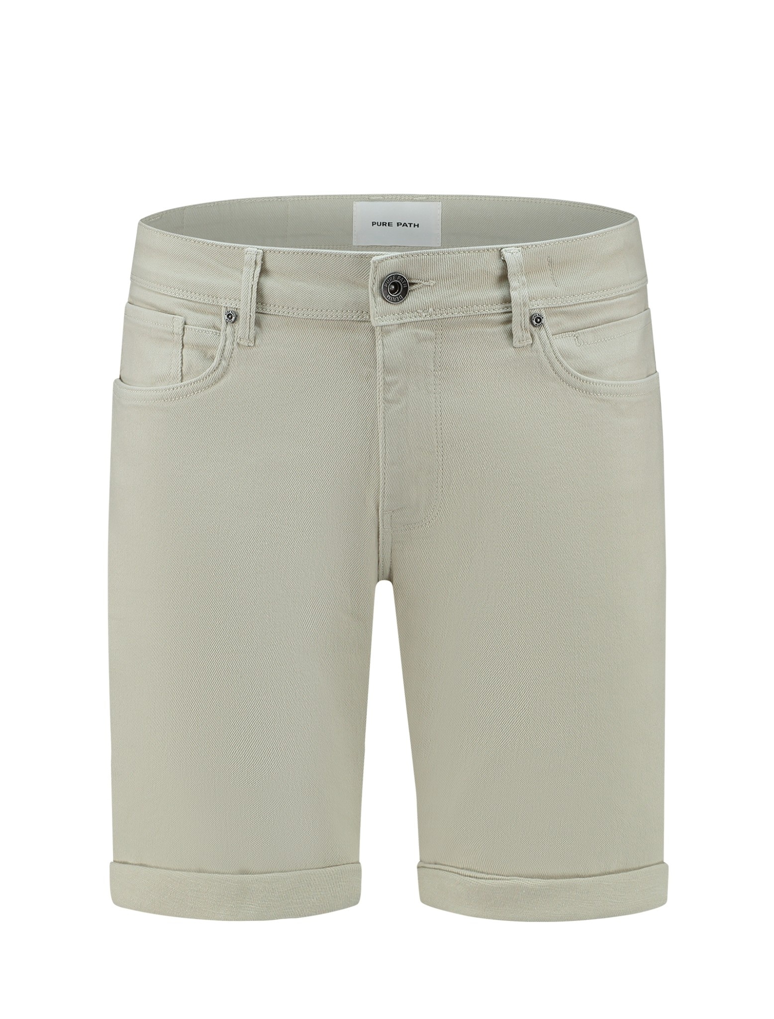 Pure Path Pure Path The Steve W1291 Short Denim Sand