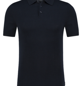 Saint Steve Chris Knitted Polo Dark Navy