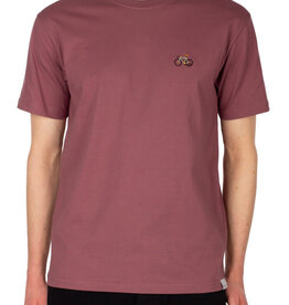 Iriedaily Iriedaily Peaceride Embroidered Tee Plum