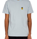 Iriedaily Lazy Sunny Day Embroidered Tee Ice Blue