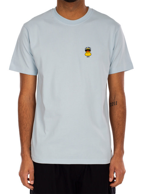 Iriedaily Lazy Sunny Day Embroidered Tee Ice Blue
